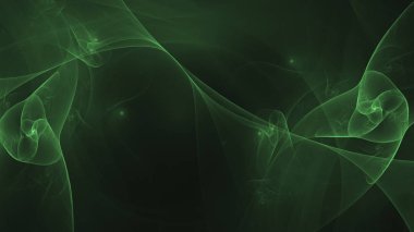 Soyut fraktal ışık arkaplanı 3 boyutlu oluşturuluyor