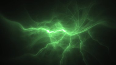 Soyut fraktal ışık arkaplanı 3 boyutlu oluşturuluyor