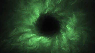 Soyut fraktal ışık arkaplanı 3 boyutlu oluşturuluyor