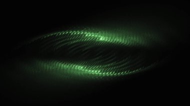 Soyut fraktal ışık arkaplanı 3 boyutlu oluşturuluyor