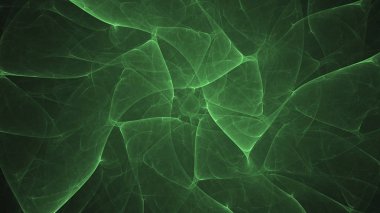 Soyut fraktal ışık arkaplanı 3 boyutlu oluşturuluyor