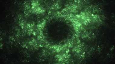 Soyut fraktal ışık arkaplanı 3 boyutlu oluşturuluyor