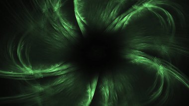 Soyut fraktal ışık arkaplanı 3 boyutlu oluşturuluyor