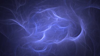 Soyut fraktal ışık arkaplanı 3 boyutlu oluşturuluyor