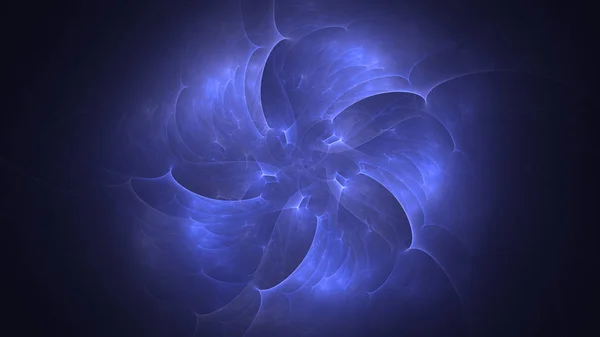 Representación Fondo Luz Fractal Abstracta — Foto de Stock