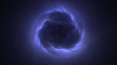 Soyut fraktal ışık arkaplanı 3 boyutlu oluşturuluyor