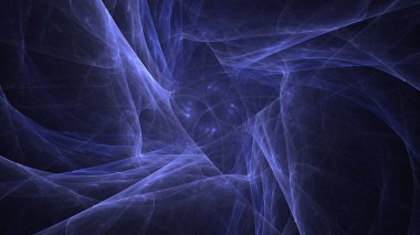 Soyut fraktal ışık arkaplanı 3 boyutlu oluşturuluyor