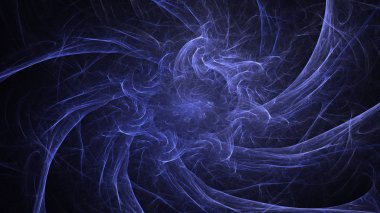 Soyut fraktal ışık arkaplanı 3 boyutlu oluşturuluyor