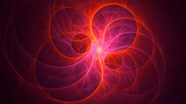 Rendering Abstract Fractal Light Background — Stock Photo, Image