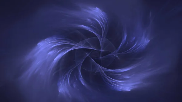 Renderizado Abstracto Azul Fractal Fondo Luz — Foto de Stock