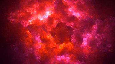 3B soyut renkli fraktal ışık arkaplanı oluşturma