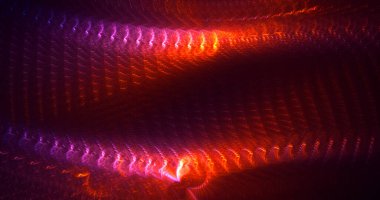 Soyut çok renkli fraktal ışık arkaplanı 3B görüntüleme