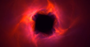 Soyut çok renkli fraktal ışık arkaplanı 3B görüntüleme