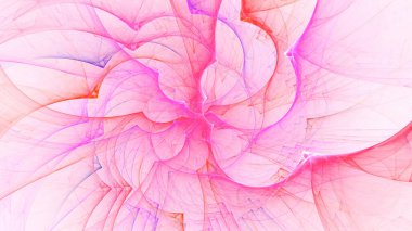 Soyut beyaz fraktal ışık arkaplanı oluşturuluyor