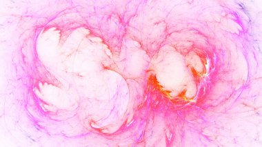 Soyut beyaz fraktal ışık arkaplanı oluşturuluyor