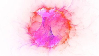 Soyut beyaz fraktal ışık arkaplanı oluşturuluyor