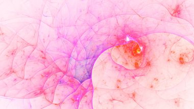 Soyut beyaz fraktal ışık arkaplanı oluşturuluyor