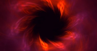 Soyut çok renkli fraktal ışık arkaplanı 3B görüntüleme