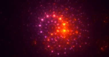 3B soyut yuvarlak ışık arkaplanı oluşturma