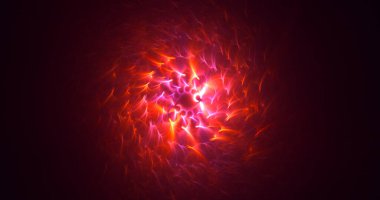 3B soyut yuvarlak ışık arkaplanı oluşturma