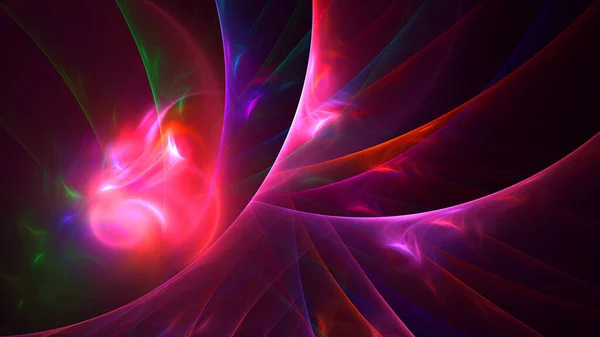 Weergave Abstracte Multicolor Fractal Licht Achtergrond — Stockfoto