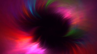 Soyut çok renkli fraktal ışık arkaplanı 3B görüntüleme