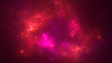 3B soyut renkli fraktal ışık arkaplanı oluşturma