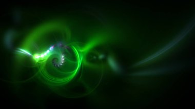 Soyut çok renkli fraktal ışık arkaplanı 3B görüntüleme