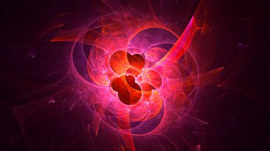 3B soyut yuvarlak ışık arkaplanı oluşturma