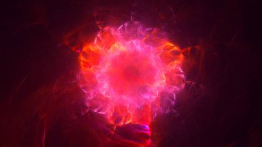 3B soyut yuvarlak ışık arkaplanı oluşturma