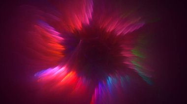 Soyut çember ışık arkaplanı oluşturuluyor