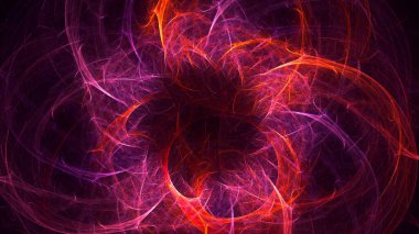 Soyut çember ışık arkaplanı oluşturuluyor