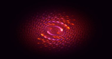 Soyut çok renkli fraktal ışık arkaplanı 3B görüntüleme