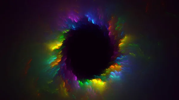 Soyut Çok Renkli Fraktal Işık Arkaplanı Görüntüleme — Stok fotoğraf