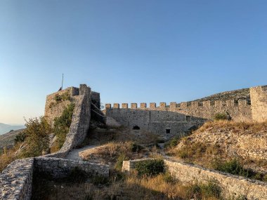 Ortaçağ şatosunun manzara fotoğrafları