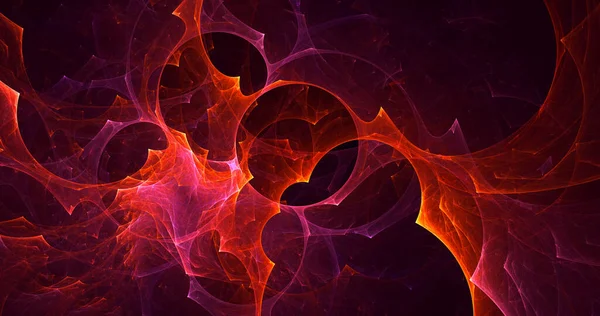 Soyut çok renkli fraktal ışık arkaplanı 3B görüntüleme