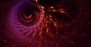 3B soyut yuvarlak ışık arkaplanı oluşturma