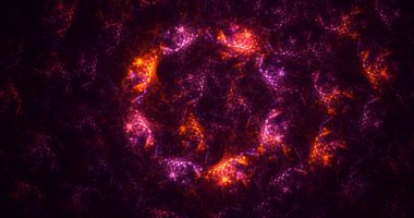 3B soyut yuvarlak ışık arkaplanı oluşturma