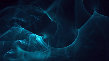 3B soyut renkli fraktal ışık arkaplanı oluşturma