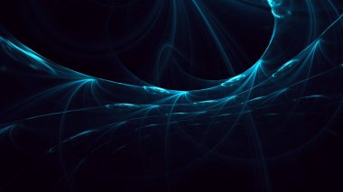 3B soyut renkli fraktal ışık arkaplanı oluşturma