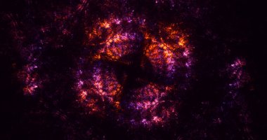 3B soyut yuvarlak ışık arkaplanı oluşturma