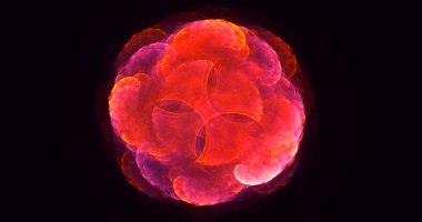 Soyut çember ışık arkaplanı oluşturuluyor