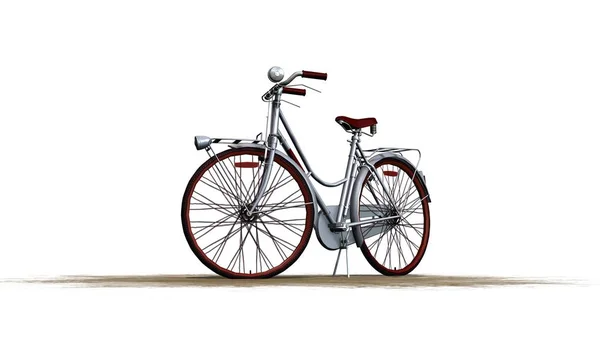 Bisiklet Beyaz Arka Plan Üzerinde Ayrılmış — Stok fotoğraf