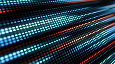 turuncu noktalar animasyon - hareketli grafik arka plan mavi