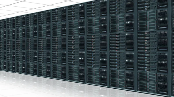 Data Server Center Una Stanza — Foto Stock