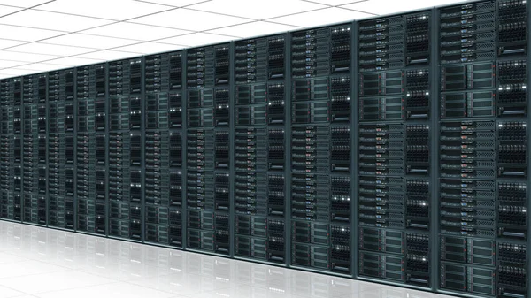 Data Server Center Una Stanza — Foto Stock