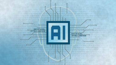 AI-yapay zeka arka plan-siber teknoloji ve otomasyon soyut kavramı