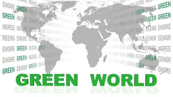 Yeşil Zeitgeist Çeşitli Grafik Elementlerin Bileşimi Illüstrasyon — Stok fotoğraf