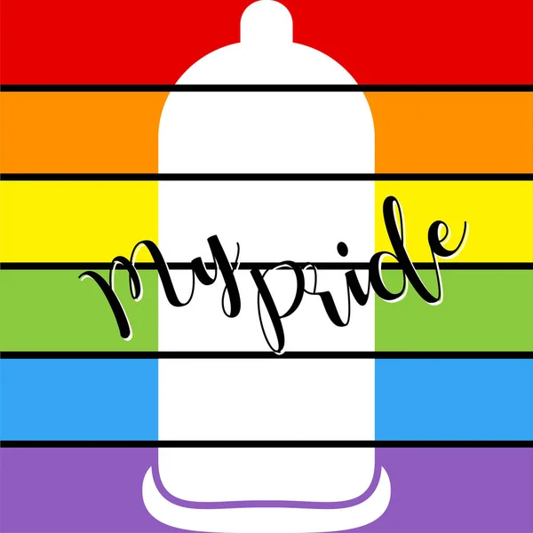 My Pride the rainbow banner