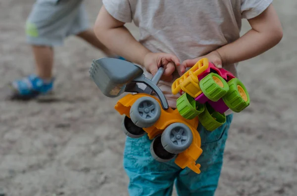 Gros plan d'un jouet sur l'aire de jeux Photos De Stock Libres De Droits